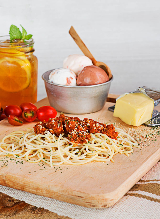 6D Food Spaghetti-Bolognese-Set